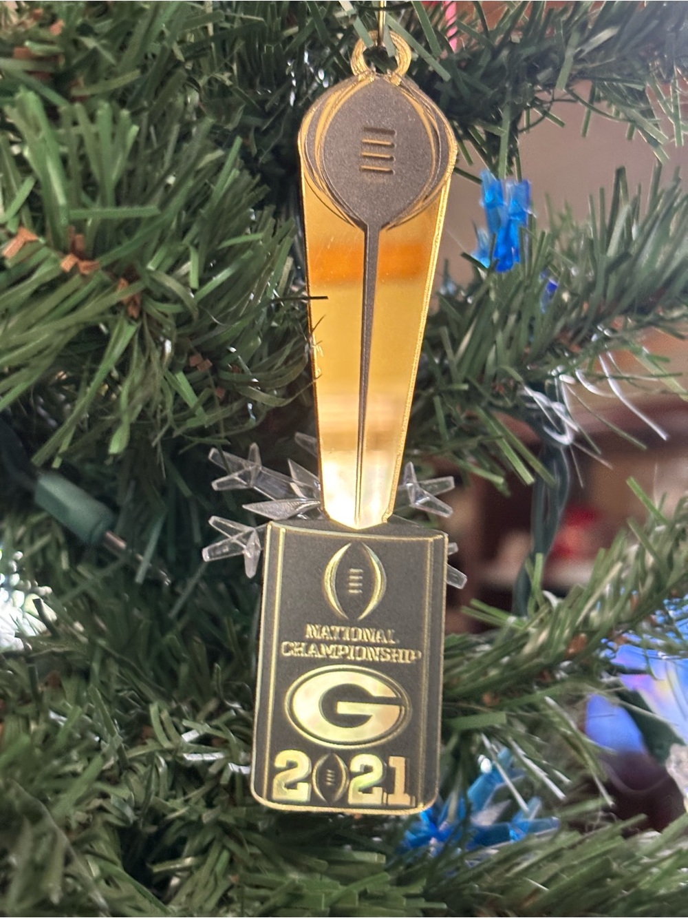 Georgia Bulldogs 2021 National Championship Ornament